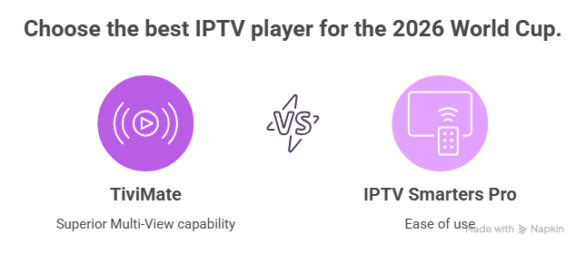 Choose the best IPTV player for the 2026 World Cup