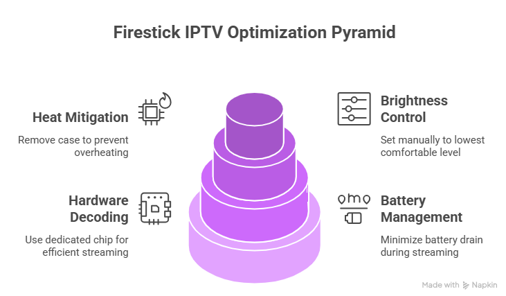 Firestick IPTV Optimization Pyramid